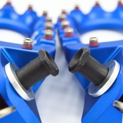 Repose-pied S3 Hard Rock bleu pour Husqvarna 