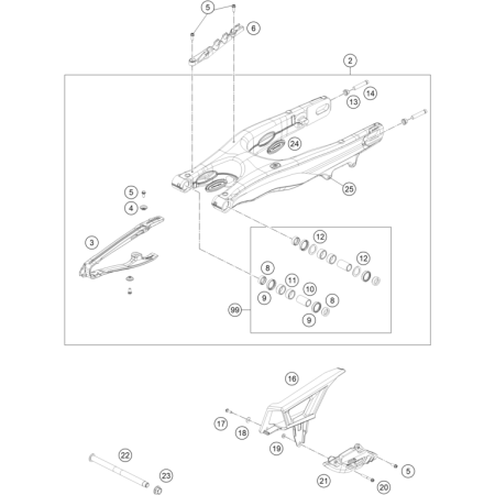  BRAS OSCILLANT HUSQVARNA...
