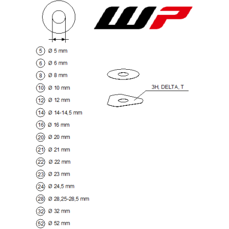 RONDELLES WP POUR SETTING...