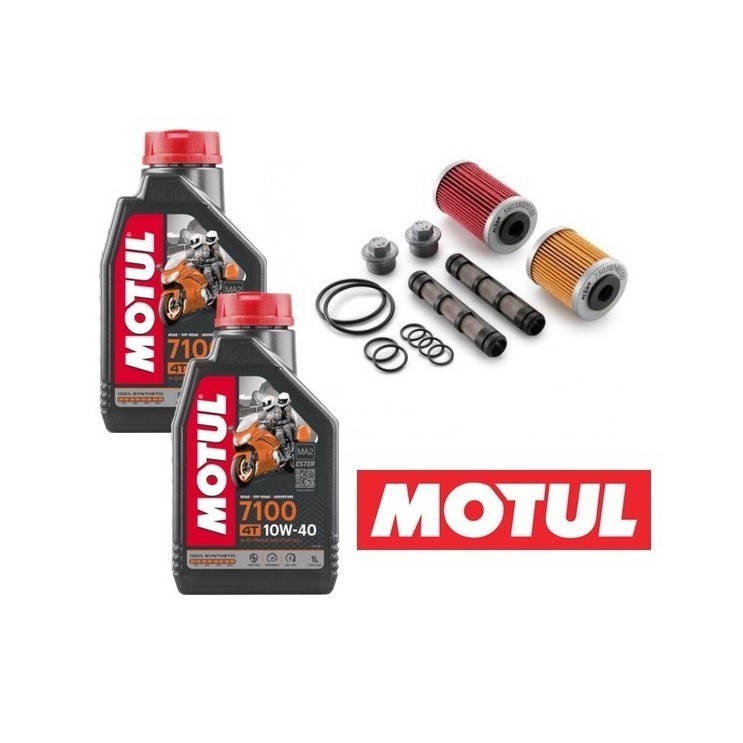 Pack vidange MOTUL 7100 10W50 pour Husqvarna 701