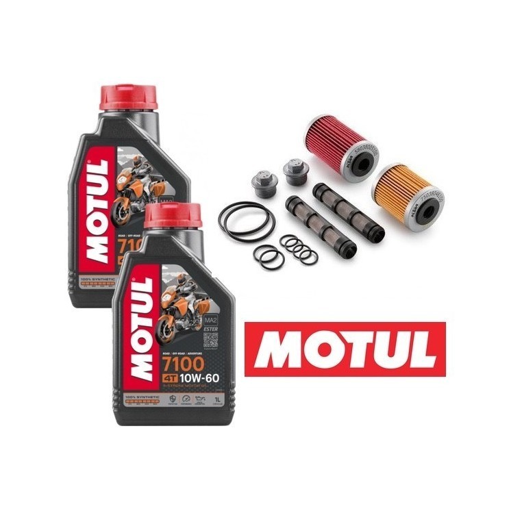 Pack vidange MOTUL 7100 10W60 pour Husqvarna 701