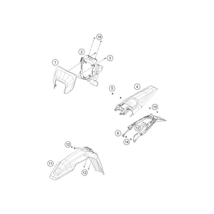 PLAQUE, GARDE-BOUE HUSQVARNA 150 TE 2026