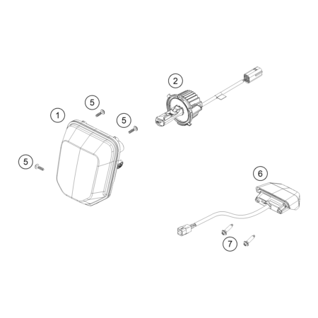 ECLAIRAGE HUSQVARNA 150 TE...