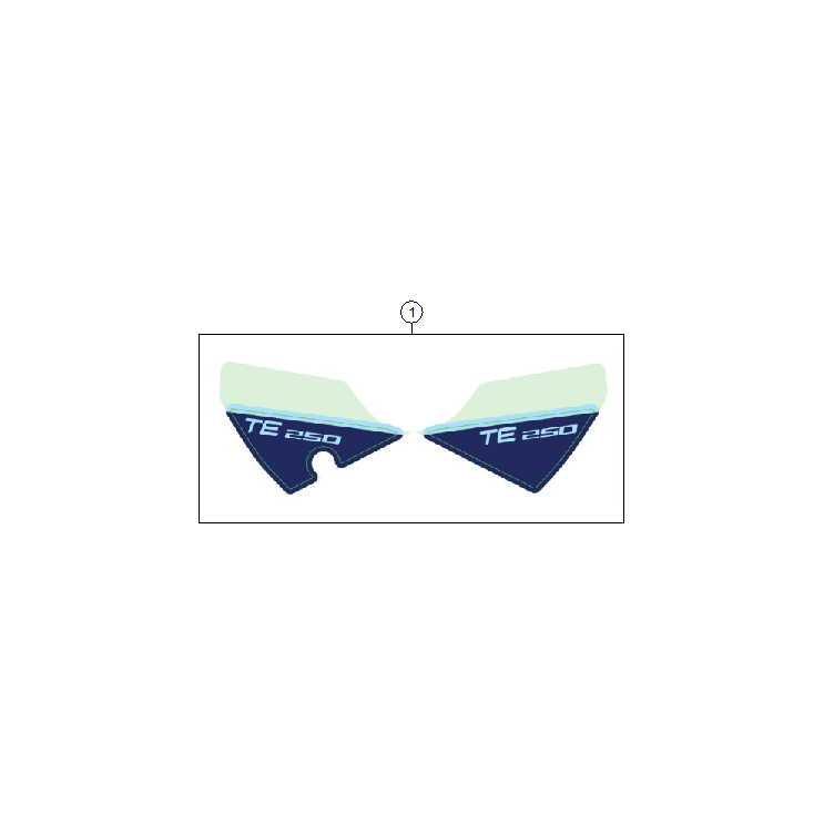 KIT DECO HUSQVARNA 250 TE 2026 - DUBOST HVA
