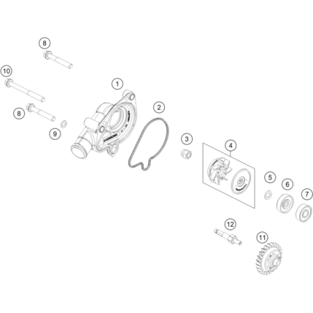 POMPE A EAU HUSQVARNA 250 TE 2026 - DUBOST HVA