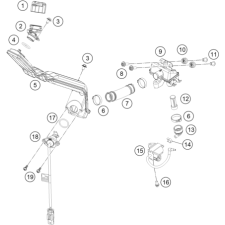 SYSTEME DE LUBRIFICATION HUSQVARNA 250 TE 2026 - DUBOST HVA
