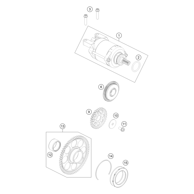 DEMARREUR ELECTRIQUE HUSQVARNA 350 FE 2026