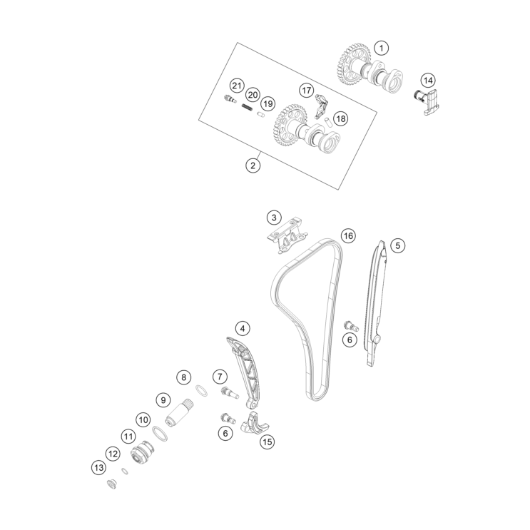 DISTRIBUTION HUSQVARNA 350 FE PRO 2025