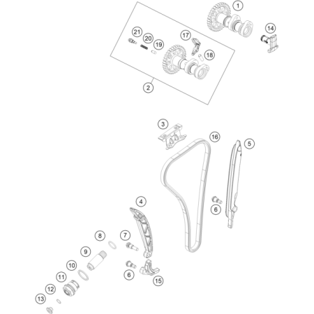 DISTRIBUTION HUSQVARNA 350...