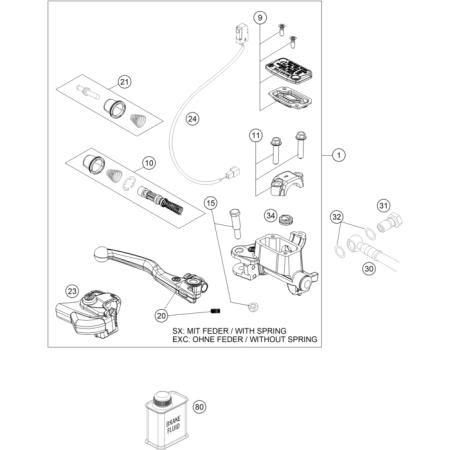 MAITRE CYLINDRE DE FREIN...