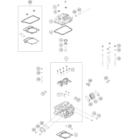CULASSE HUSQVARNA 350 FE...