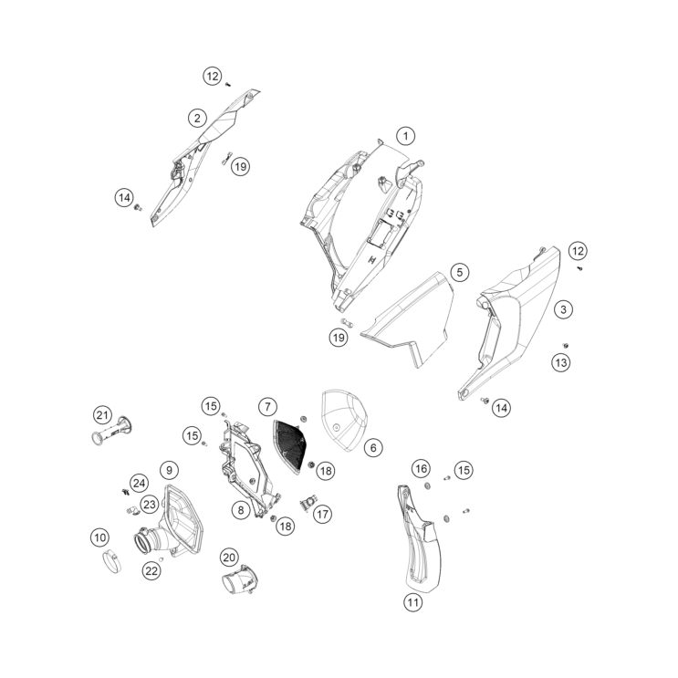 BOITE A AIR HUSQVARNA 501 FE 2026