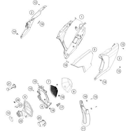 BOITE A AIR HUSQVARNA 501...