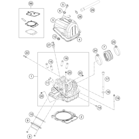 CULASSE HUSQVARNA 501 FE 2026