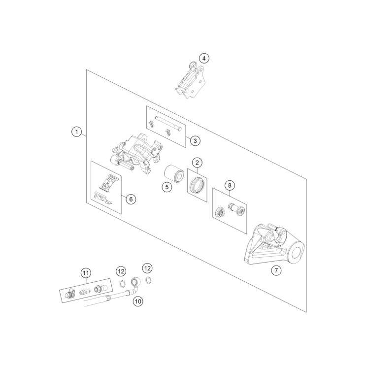 ETRIER DE FREIN ARRIERE HUSQVARNA 450 FE 2026
