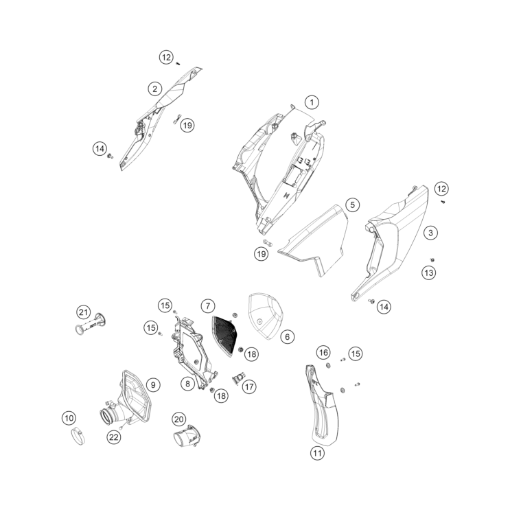 BOITE A AIR HUSQVARNA 450 FE 2026