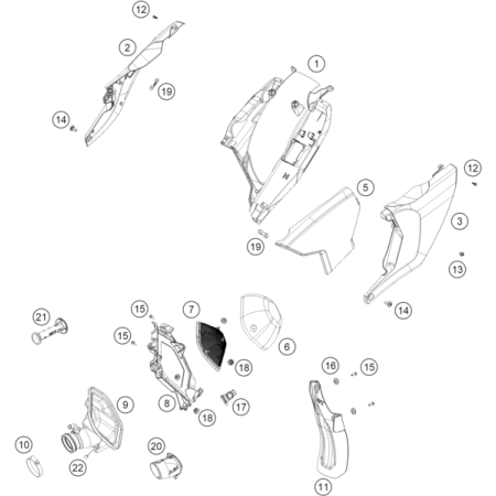BOITE A AIR HUSQVARNA 450...