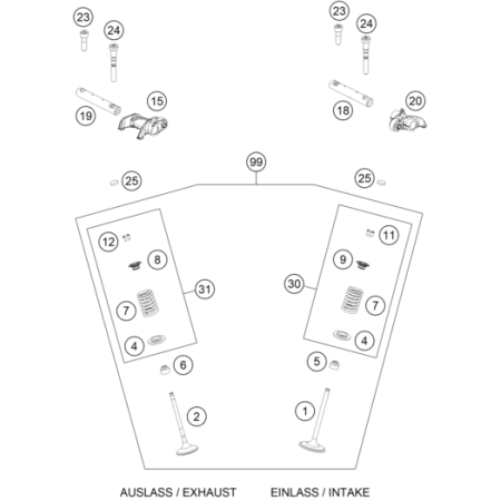 SOUPAPES HUSQVARNA 450 FE 2026