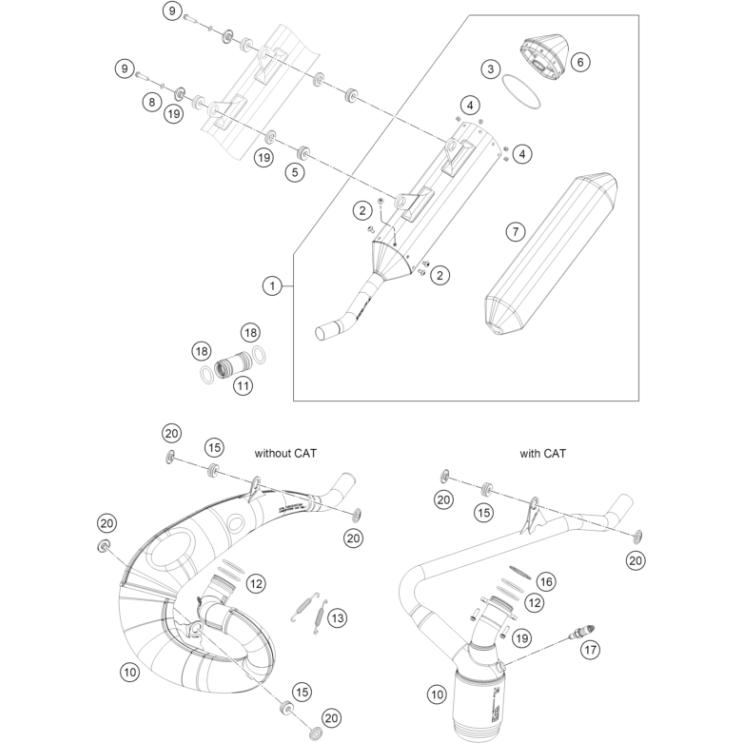 ECHAPPEMENT HUSQVARNA 300 PRO 2026