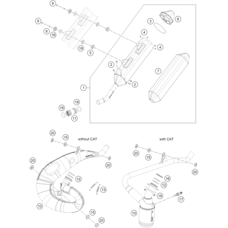 ECHAPPEMENT HUSQVARNA 300...