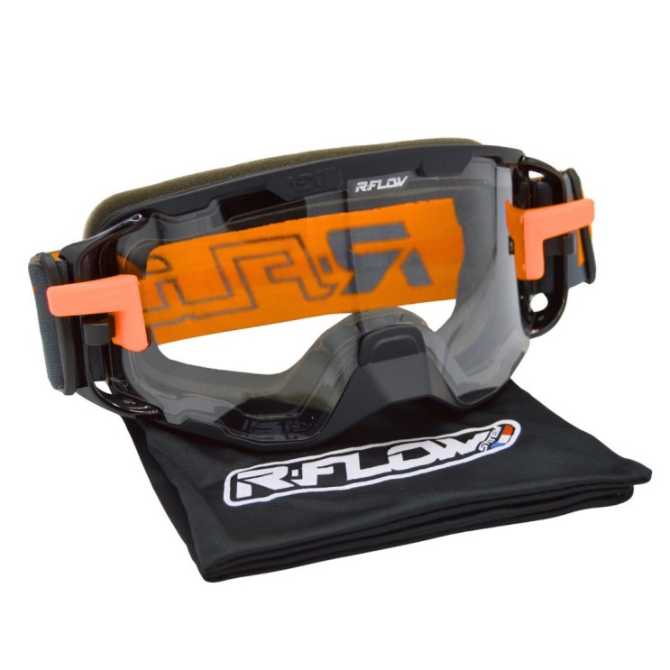 Masque R-Flow System NEXT Noir/Orange/Gris 