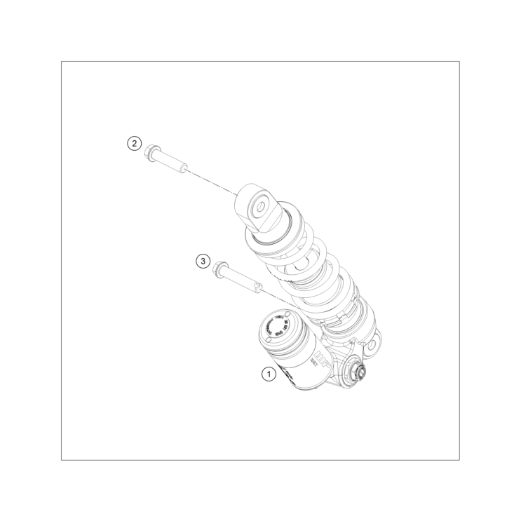 VUE ECLATEE AMORTISSEUR HUSQVARNA 50 TC 2026