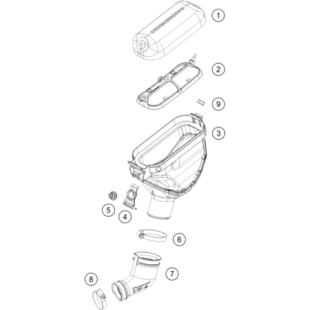 VUE ECLATEE FILTRE A AIR...