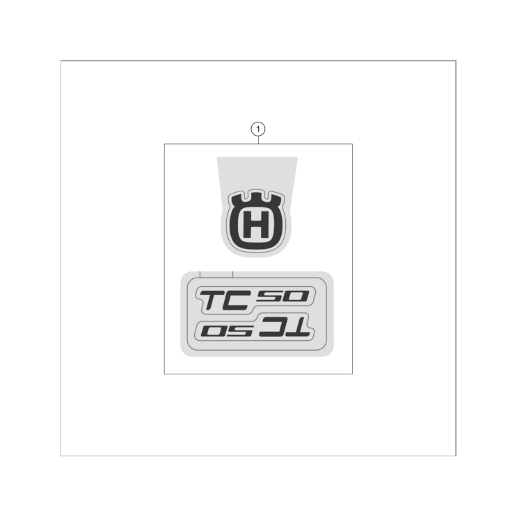 VUE ECLATEE KIT DECO HUSQVARNA 50 TC 2026