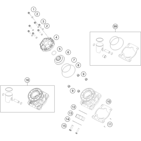 VUE ECLATEE CYLINDRE,...