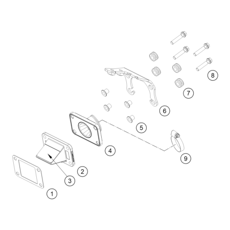 VUE ECLATEE BOÎTE À CLAPETS...