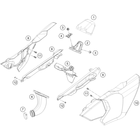 VUE ECLATEE FILTRE A AIR...