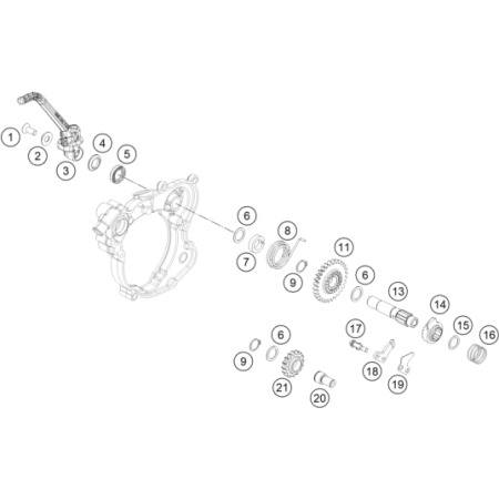 VUE ECLATEE DEMARREUR KICK...