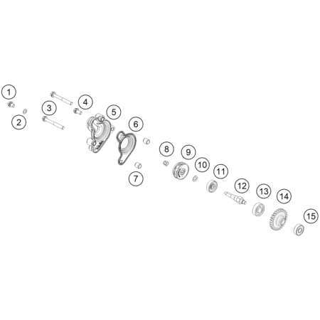 VUE ECLATEE POMPE A EAU...