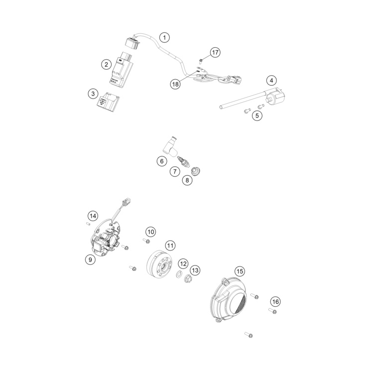 VUE ECLATEE ALLUMAGE HUSQVARNA 65 TC 2026