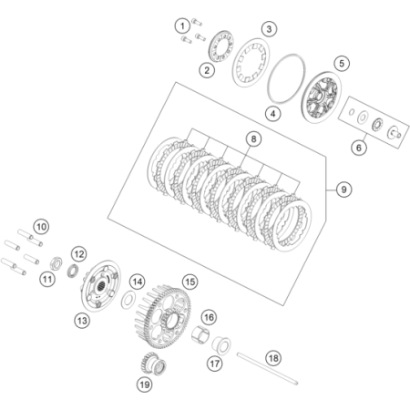VUE ECLATEE EMBRAYAGE...