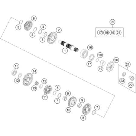 VUE ECLATEE ARBRE...