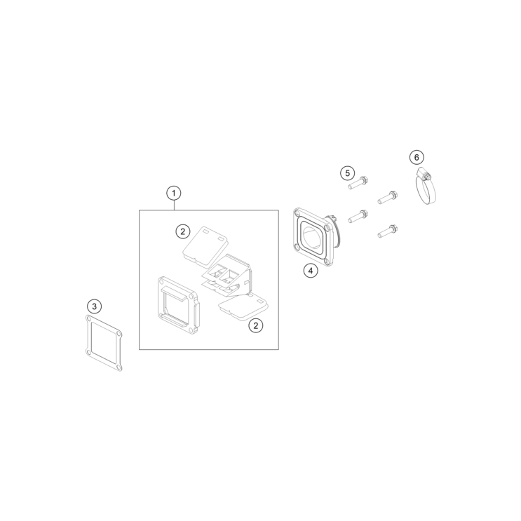 VUE ECLATEE BOÎTE À CLAPETS HUSQVARNA 85 TC 19/16 2026