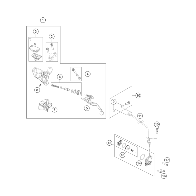 VUE ECLATEE SYSTEME D'EMBRAYAGE HUSQVARNA 85 TC 19/16 2026