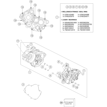 VUE ECLATEE CARTER MOTEUR...