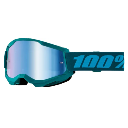 Masque 100% STRATA 2 Stone écran irridium bleu 