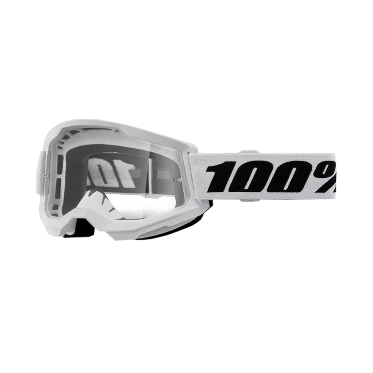 Masque 100% STRATA 2 Blanc écran clair 