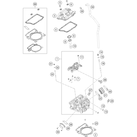 VUE ECLATEE CULASSE...