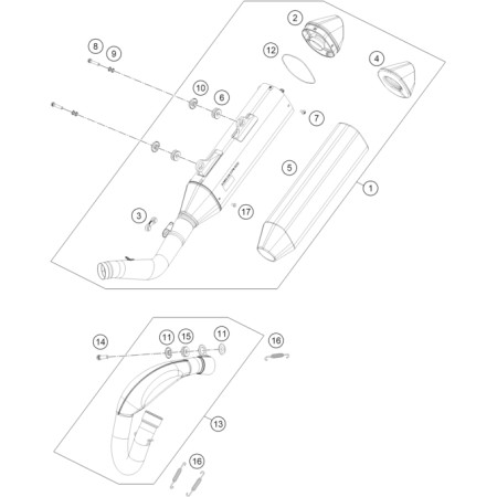 VUE ECLATEE ECHAPPEMENT...