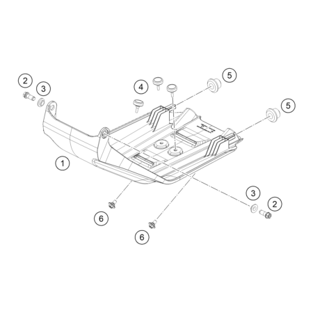 VUE ECLATEE SABOT HUSQVARNA...