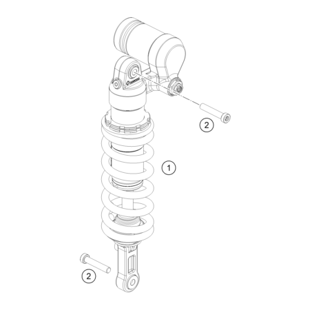 VUE ECLATEE AMORTISSEUR...