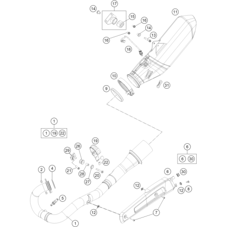 VUE ECLATEE ECHAPPEMENT...