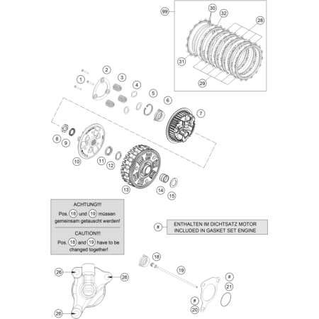 VUE ECLATEE EMBRAYAGE...