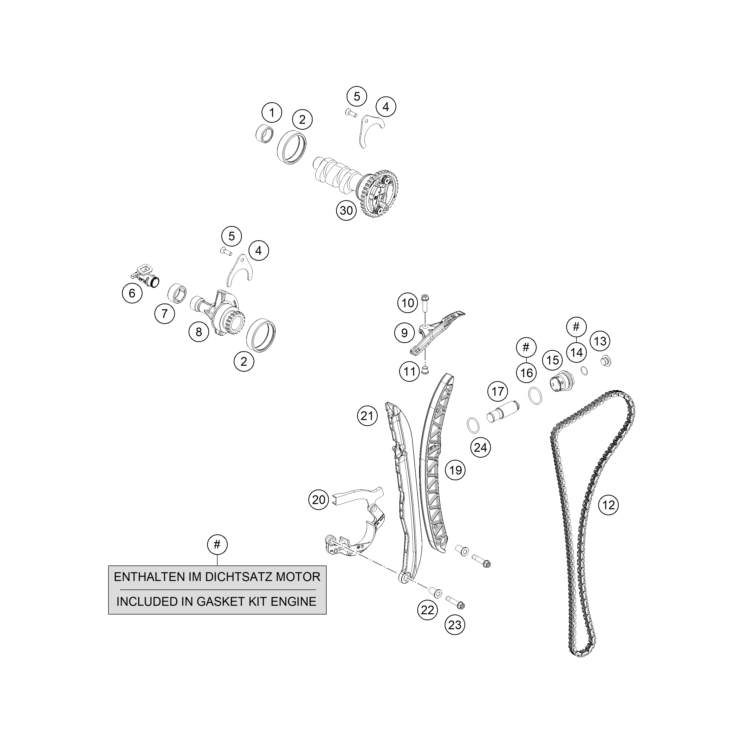 VUE ECLATEE DISTRIBUTION HUSQVARNA 701 ENDURO 2026