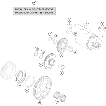 VUE ECLATEE DEMARREUR...