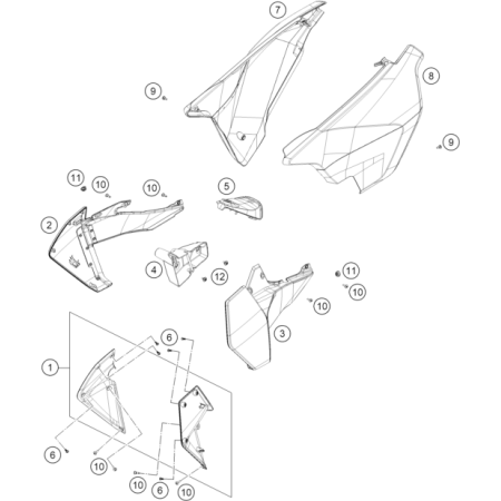 VUE ECLATEE PLAQUES...